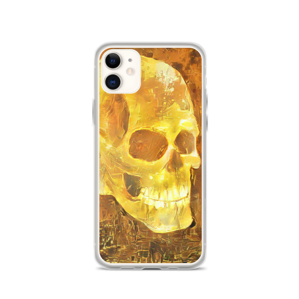 Golden Skull iPhone Case