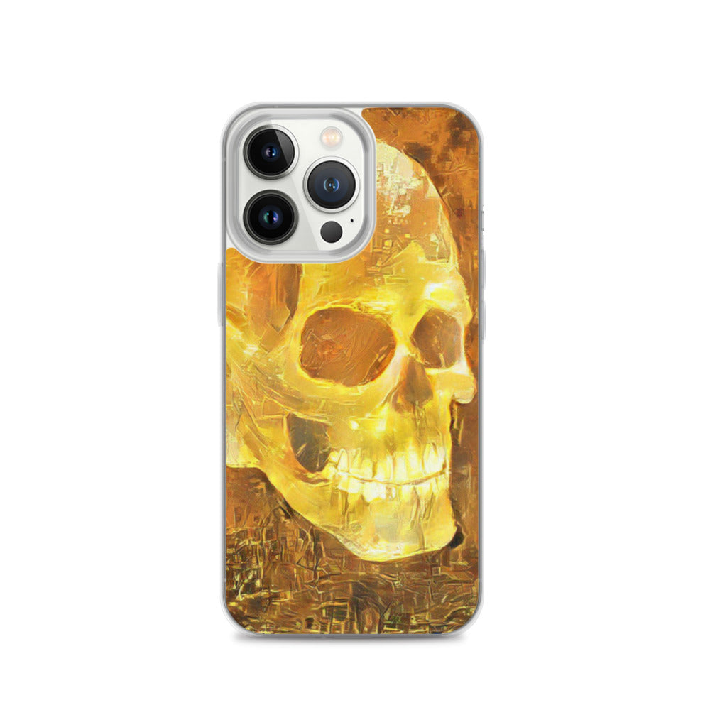 Golden Skull iPhone Case
